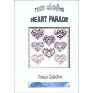  Rose Shades/Heart Parade   Cross Stitch Pattern Arts 