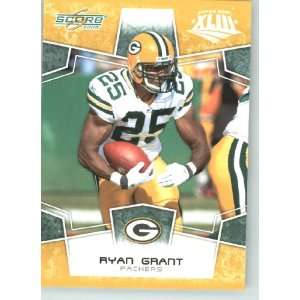   Ryan Grant   Green Bay Packers   NFL Trading Card in a Prorective