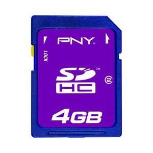  PNY Technologies 4GB SECURE DIGITAL HC CLASS 4PURPLE FLASH 