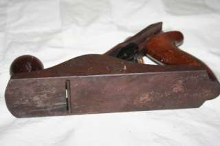 Vtg STANLEY Wooden Handle BENCH Hand PLANE Wood TOOL No.3 BAILEY 