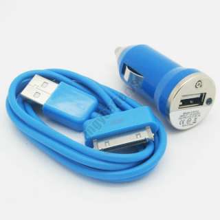 AC Wall Charger& USB Data Cable&Car Charger for iPod Touch iPhone 4 4G 