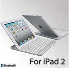  High End White Aluminum Case Wireless Bluetooth Keyboard for iPad 2