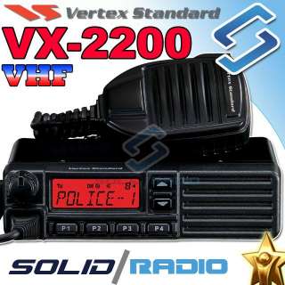 This is original Vertex Standard VX 2200 VHF (134 174Mhz) mobile radio 