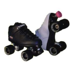  Carrera Quad Speed Roller Skates   Black Boot Mens Size 4 