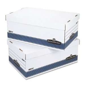  Records Storage Boxes, Extra Strength, 700 Lb, Legal, Lift 