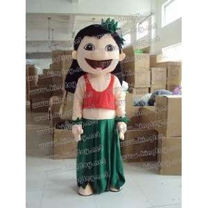   Lilo of Lilo & Stitch Adult Size Cartoon Mascot Costume: Toys & Games