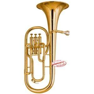  Student 3 Valves Gold Lacquered Baritone Horn SBAR 