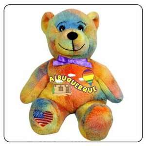   Albuquerque Symbolz Plush Multicolor Bear Stuffed Animal: Toys & Games