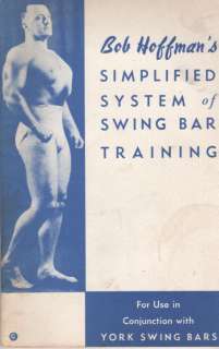   HOFFMANS SIMPLIFIED SYSTEM OF SWING BAR TRAINING BOOK AND BOTH CHARTS