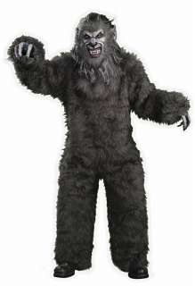 Timber Wolf Scary Big Bad WereWolf WolfMan Fur Costume Mask Hands 