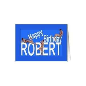  Roberts Birthday Pin Up Girls, Blue Card Health 