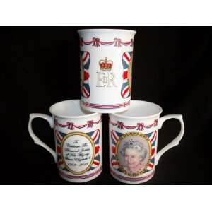  Union Jack Queen Elizabeth II Diamond Jubilee China Mug 
