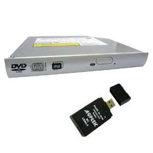 CD DVD RW Dual Layer IDE Burner Drive For DELL XPS M1210 w/ AGPtek USB 