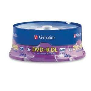  Verbatim/Smartdisk 8x Dvd+R Double Layer Media 8.5gb 120mm 