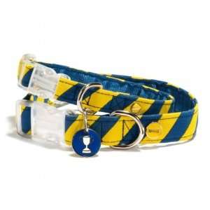   OSR006M 05 Medium Old School Repp Collar   Yellow   Blue: Pet Supplies