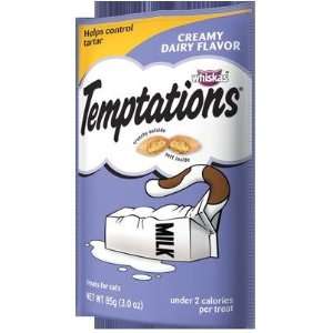  Whiskas Temptations Cat Treats Creamy Dairy Flavor 3 Bags 